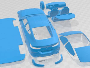 8 Series Gran Coupe 2020 Printable Car in separate parts 3D Print Model