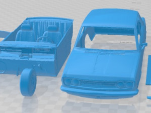 Datsun 510 1970 Printable Car Modelo de impresión 3D
