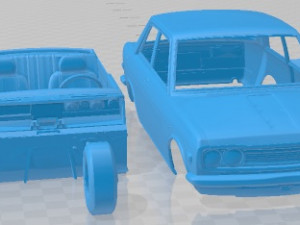 Datsun 510 1970 Printable Car Modelo de Impressão 3D