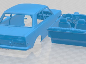 Datsun 510 1970 Printable Car Modelo de Impressão 3D