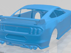 Mustang Shelby GT500 2020 Printable Body Car 3D Print Model