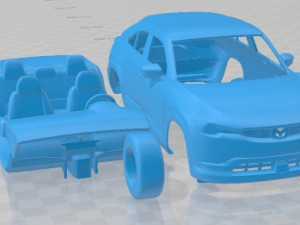 Mazda MX 30 2021 Printable Car Modelo de Impressão 3D