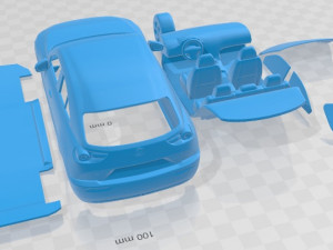 Mazda MX 30 2021 Printable Car Modelo de Impressão 3D