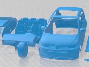 Volkswagen E UP 2019 Printable Car Modèles 3D en vedette