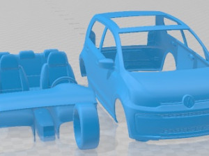 Volkswagen E UP 2019 Printable Car Modelo de impresión 3D