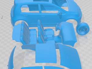 Volkswagen E UP 2019 Printable Car Modelo de impresión 3D