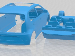 Volkswagen E UP 2019 Printable Car Modelo de impresión 3D