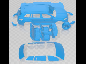 Skoda Kodiaq RS 2019 Printable Car 3D Принт Модель