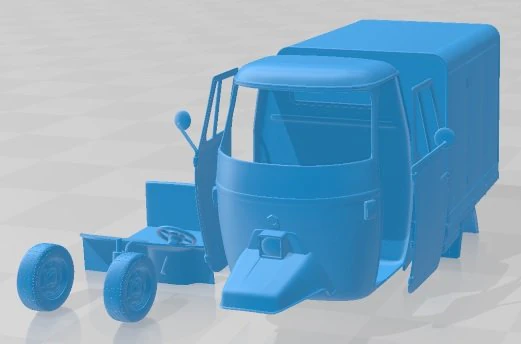 Piaggio P 501 Printable 3D Print Model .c4d .max .obj .3ds .fbx .stl .blend 