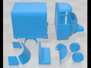 Piaggio P 501 Printable 3D Print Model