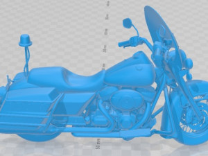 Harley Davidson Police Printable Motorbike Modèles 3D en vedette
