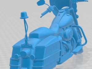 Harley Davidson Police Printable Motorbike Modèles 3D en vedette