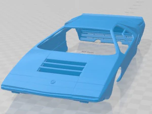 Alfa Romeo Carabo 1968 Printable Body Car 3D Print Model