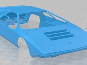 Alfa Romeo Carabo 1968 Printable Body Car 3D Print Model