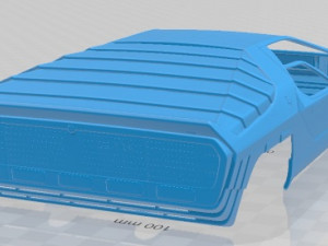 Alfa Romeo Carabo 1968 Printable Body Car 3D 프린트 모델
