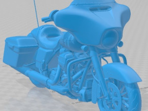 Harley Davidson Street Glide Special 2018 Printable Motorbike 3D-Druckmodell