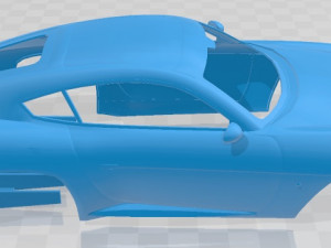 Alfa Romeo Disco Volante 2013 Printable Body Car 3D Baskı Modeli