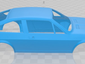 Alfa Romeo Sprint 1976 Printable Body Car 3Dプリントモデル