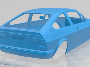 Alfa Romeo Sprint 1976 Printable Body Car 3Dプリントモデル