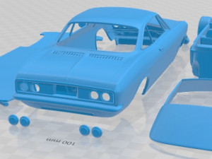 Chevrolet Corvair 1965 Printable Car 3D Print Model