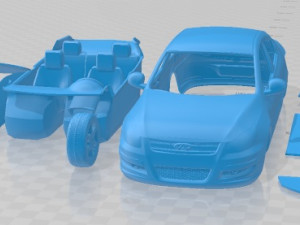 Chery A3 J3 Sedan 2014 Printable Car 3D Print Model