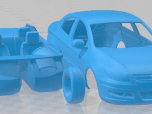Chery A3 J3 Sedan 2014 Printable Car 3Dプリントモデル