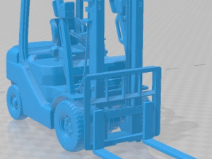 Toyota Forklift 8FD25 Printable 3Dプリントモデル