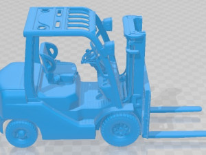 Toyota Forklift 8FD25 Printable 3Dプリントモデル