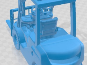 Toyota Forklift 8FD25 Printable 3Dプリントモデル