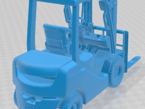 Toyota Forklift 8FD25 Printable 3Dプリントモデル