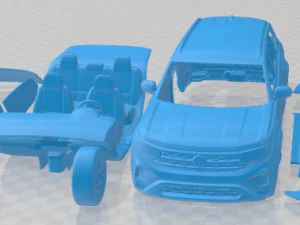 Volkswagen Atlas Basecamp 2021 Yazdırılabilir Araba 3D Baskı Modeli