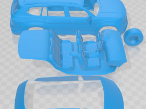 Volkswagen Atlas Basecamp 2021 Printable Car 3Dプリントモデル