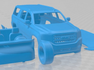 GMC Yukon 2014 Printable Car 3D Print Model