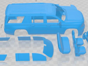 GMC Yukon 2014 Printable Car 3D Print Model