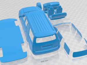 GMC Yukon 2014 Printable Car 3D Print Model