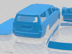 GMC Yukon 2014 Printable Car 3D Print Model