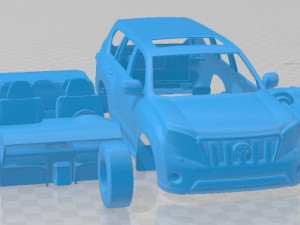Toyota Land Cruiser 2014 Printable Car Modèles 3D en vedette