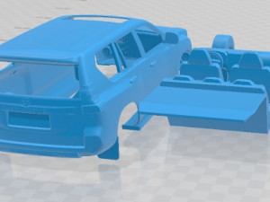 Toyota Land Cruiser 2014 Printable Car Modèles 3D en vedette