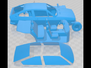 Alfa Romeo Sprint 1976 Printable Car 3Dプリントモデル