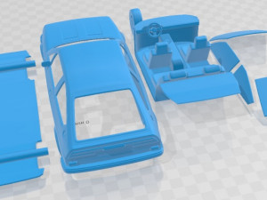 Alfa Romeo Sprint 1976 Printable Car 3Dプリントモデル