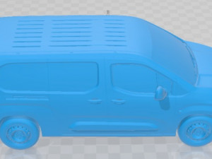 Peugeot Partner Crew Van LWB 2021 Printable Modèles 3D en vedette