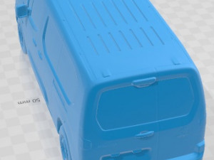 Peugeot Partner Crew Van LWB 2021 Printable Modèles 3D en vedette