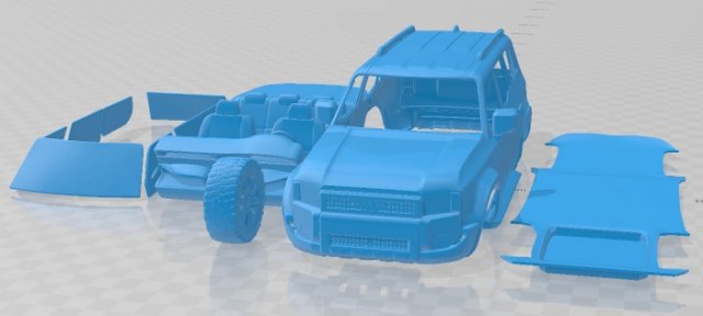 Toyota Land Cruiser 250 First Edition 2024 Printable Car 3D-Druckmodell .c4d .max .obj .3ds .fbx .stl .blend 