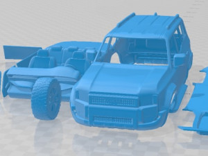 Toyota Land Cruiser 250 First Edition 2024 Printable Car 3Dプリントモデル