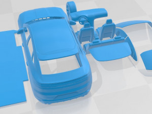 Porsche Cayenne E-Hybrid Coupe 2024 Printable Car 3D Print Model