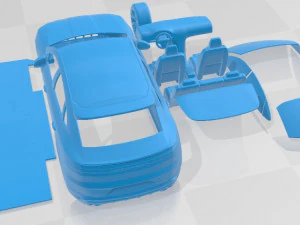 Porsche Cayenne E-Hybrid Coupe 2024 Printable Car 3D Print Model