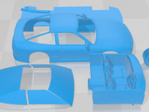 Nissan 180SX Printable Car Modèles 3D en vedette