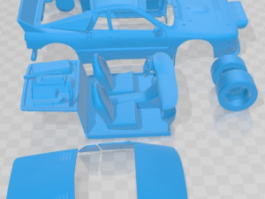 Lancia Rally 037 WRC 1983 Printable Car 3D-printmodel