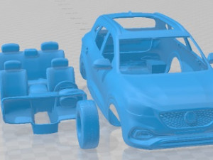 MG Hs 2018 Printable Car 3D 프린트 모델