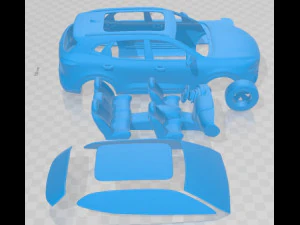 MG Hs 2018 Printable Car 3D Print Model